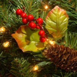 Christmas Central 72" Pre-Lit Artificial Christmas Mantel Swag, Clear Lights -Best Christmas Decoration Store cc1 301 6 1 3 13176.1676901525