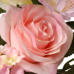 Christmas Central 33" Pink Spring Flowers Artificial Swag -Best Christmas Decoration Store dnat ras 550502pk 1 3 11371.1631810846