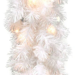 Christmas Central 9' X 10" Pre-Lit White Wispy Willow Artificial Christmas Garland, Clear Lights -Best Christmas Decoration Store dnat wogw1 300 9a 1 3 75545.1631812944