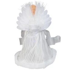 Kurt Adler 12" Silver And White LED Lighted Fiber Optic Angel Christmas Tree Topper -Best Christmas Decoration Store ksa ul1084 2 31496.1588415245