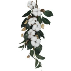Northlight 21" Pinecone Foliage Artificial Christmas Teardrop Swag - Unlit -Best Christmas Decoration Store northlight sh14622 03 85854.1599786481